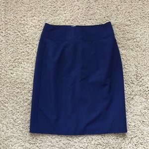 Royal Blue Worthington Pencil Skirt